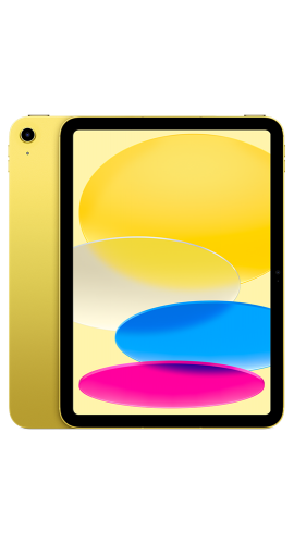 iPad  10,9" 10.Gen. 2022 yellow Frontansicht 1