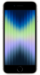 iPhone SE 2022 Polarstern Frontansicht 1