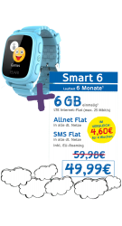 Tarif Smart 6 + Elari Kidphone 2 Türkis Frontansicht 1