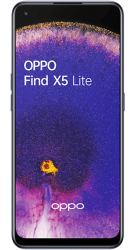 Find X5 Lite 5G Starry Black Frontansicht 1