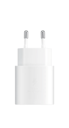 25 Watt Schnelladegerät USB-C Weiß Frontansicht 1
