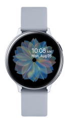 Galaxy Watch Active 2 GPS Cloud silver Frontansicht 1