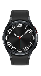 Galaxy Watch6 Classic Schwarz Frontansicht 1