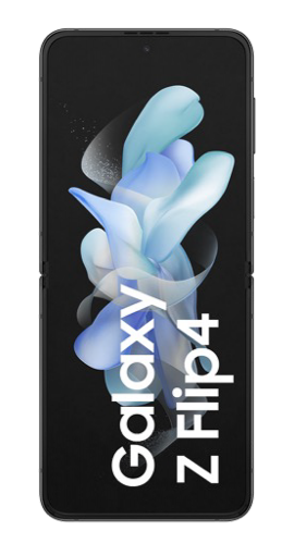 Galaxy Z Flip 4 5G Graphite Frontansicht 1