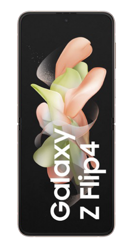 Galaxy Z Flip 4 5G Pink Gold Frontansicht 1