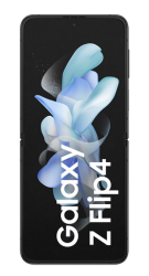 Galaxy Z Flip 4 5G Graphite Frontansicht 1