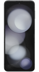 Galaxy Z Flip5 Graphite Frontansicht 1