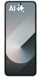 Galaxy Z Flip6 Silver Shadow Frontansicht 1