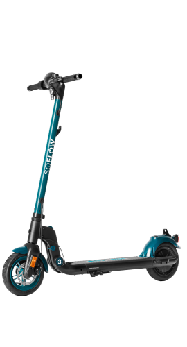 SO3 Pro E-Scooter Türkis Frontansicht 1