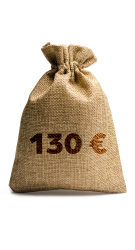 Auszahlung 130,-€  Frontansicht 1