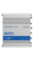 RUTX11 Industrieller Mobilfunk-Router  Frontansicht 1