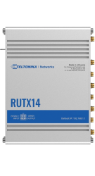 RUTX14 4G LTE CAT12 Industrial Cellular Router  Frontansicht 1