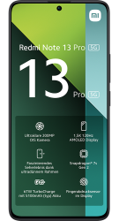 Redmi Note 13 Pro Midnight Black Frontansicht 1